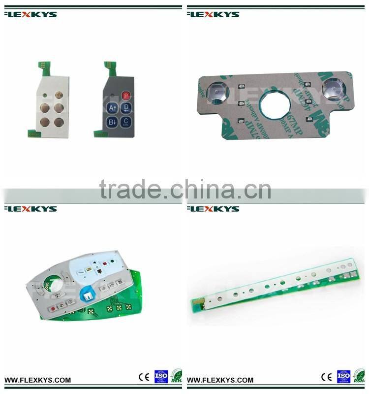 High quality metal dome PCB based membrane keyboard switches