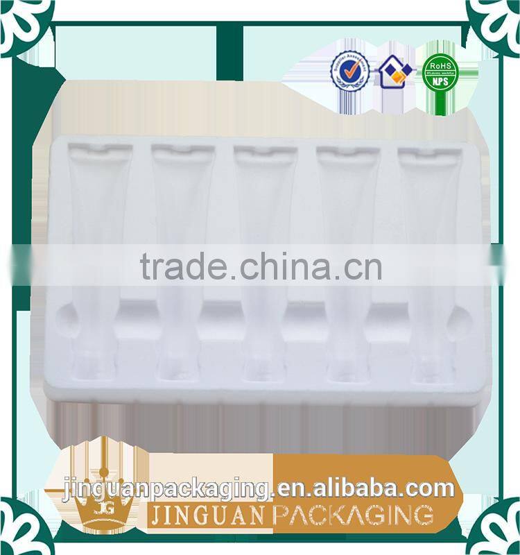 Size Custom Promotional Non-Transparent White PVC Cosmetic Container