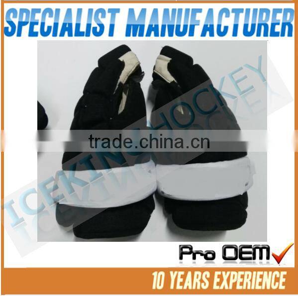 Anti bacterial inside lining custom hockey gloves/professional OEM ice hockey gloves