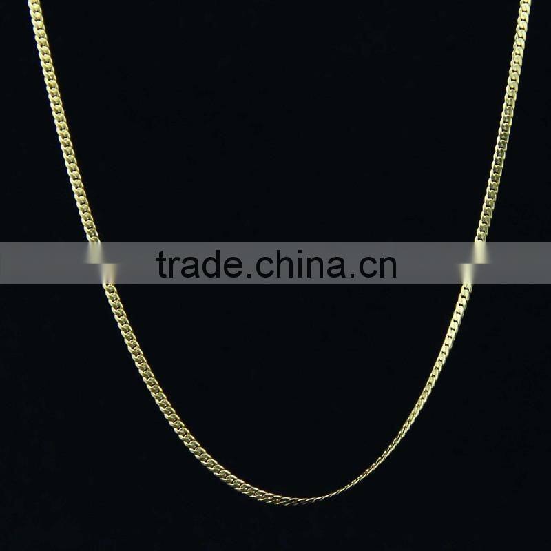 2016 fashion jewelry silver necklace gold