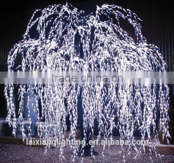NEW!!! 2015 hot sale green willow tree light, led lighted willow tree