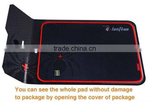 Custom Design Woven Fabric Professional Gaming Mousepad For Professional Game