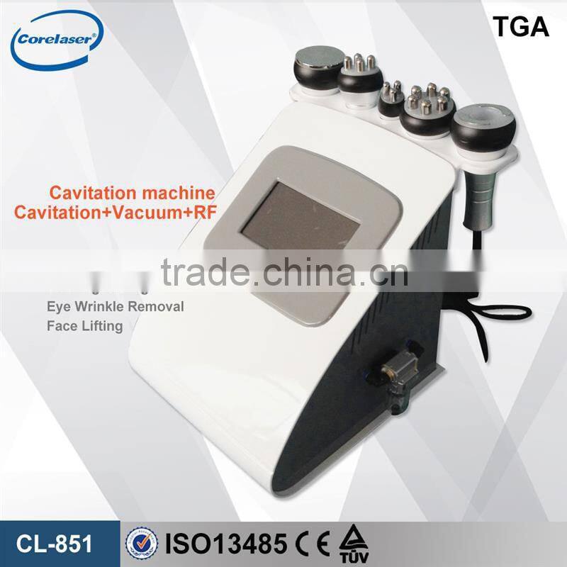 2015 newest portable rf cellulite removal vacuum cavitation erosion system