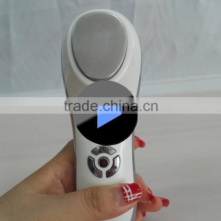 2016 Multi-beauty device with cool and hot massager