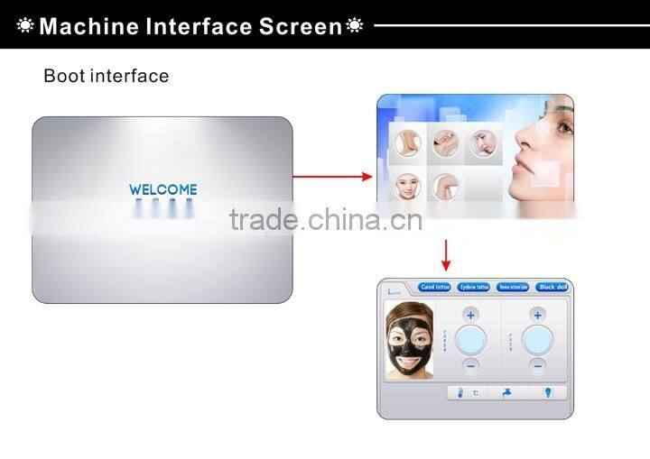 1064nm/532nm Laser tattoo removal machine/na yag laser dark skin tattoo removal