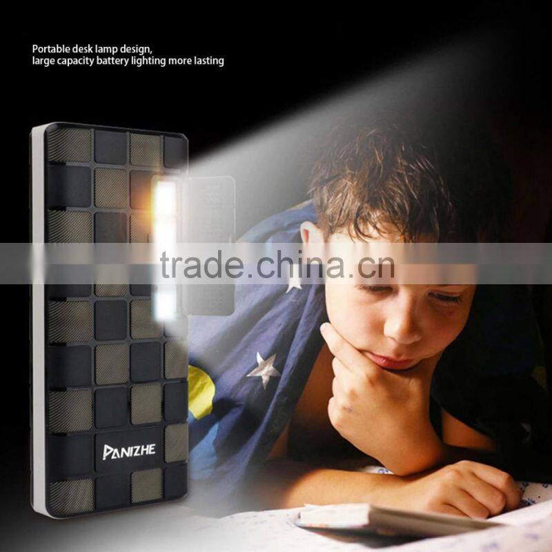 2016 Fashion Head Lamp energy powered phone charger power bank 10400mah for outdoor activities