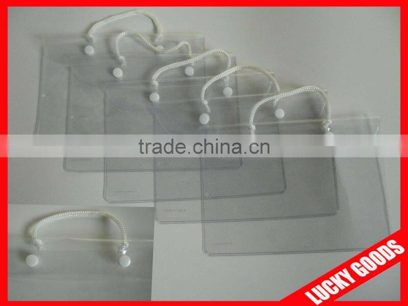 promotional file bag, pvc pouch, zipper bag pvc