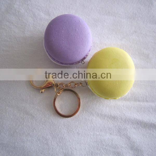 Macaron in PVC for cell phone charm display