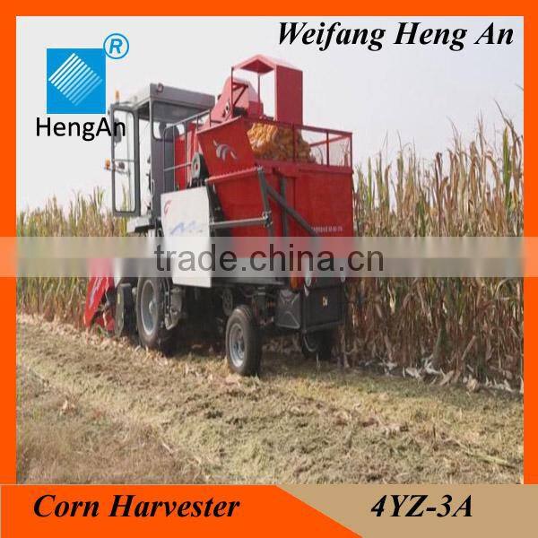 China 4YZ-3A cosechadora de maiz en espigas