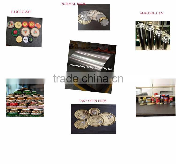 BS,JIS,GB Standard and Tinplate Coil Type tinplate for food can and industry can