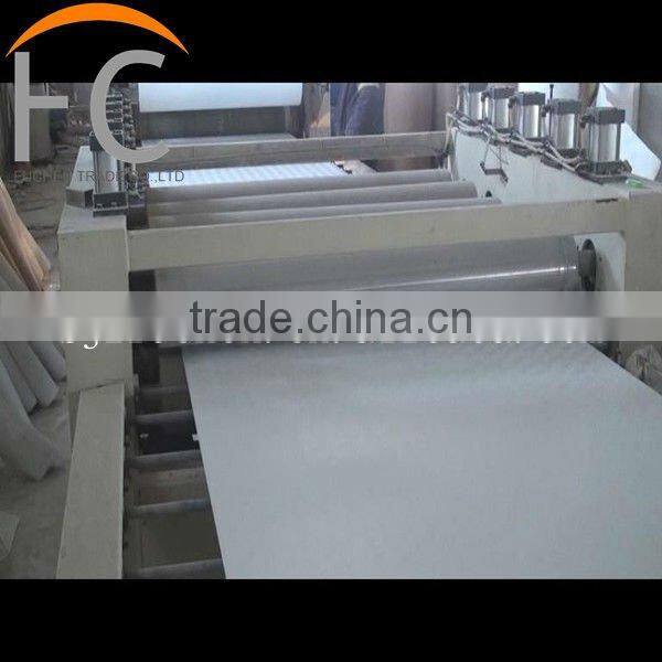 PVC film laminating machine for gypsum board