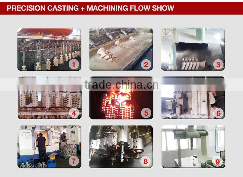 Stainless steel/steel/carton steel investment & lost wax casting
