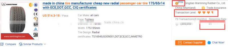 Car tires in car wheels pcr tires 245/45zr 18