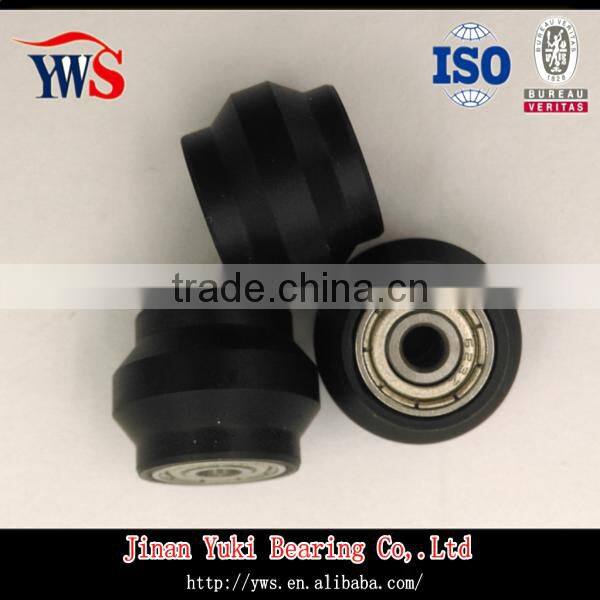 customized 623 v groove rubber coated bearings