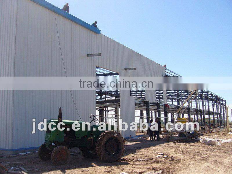 Economic and easy to install prefabricated steel warehouse
