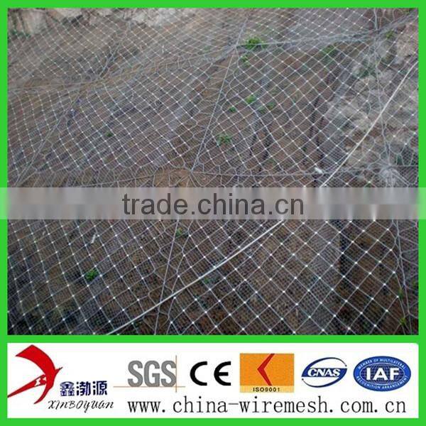 Rockfall Barriers Rockfall Attenuator System SNS protective mesh