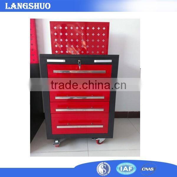 Practical used metal material cabinet type trolley tool box
