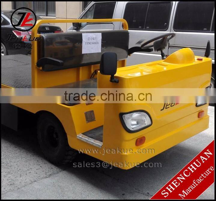 Jeakue Good quality 3t platform pallet truck Electric Platform Truck