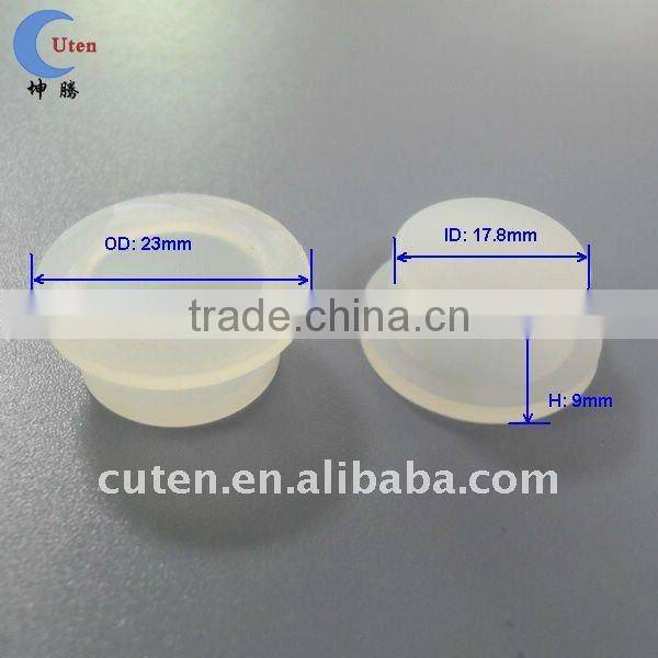 Molded silicon bottle inner cap