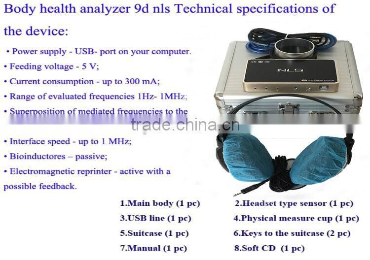 Semi 9d nls automatic biochemistry analyzer Cell Therapy 9D NLS health analyzer