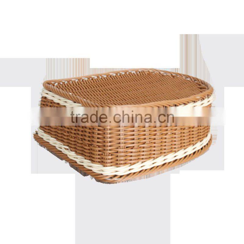 Good quality home and hotel custom hand woven rattan baskets