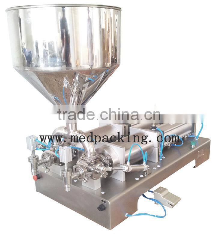 50-500ml double heads Cream Shampoo Cosmetic Penumatic Filling Machine