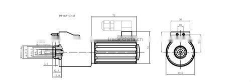 Screw Threaded type & proportional soleniod coils