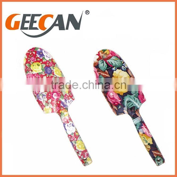 Garden shovles floral printing garden hand tools set made in China