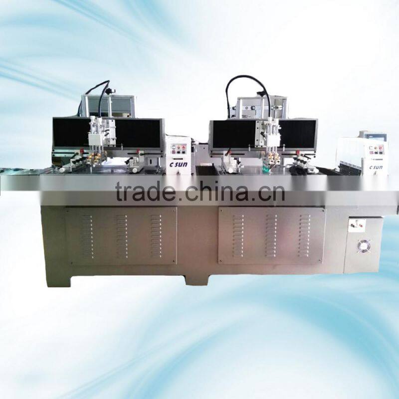 CH-320 Digital screen printer usage label screen printing machine with uv drying