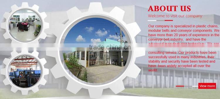 China manufacturer plastic modular belt for conveyor