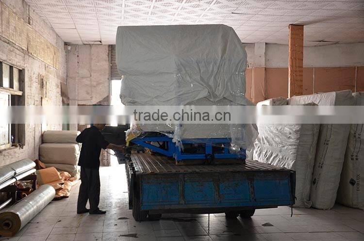 China Foshan NaiGu factory semi automatic mattress roll wrapping machine