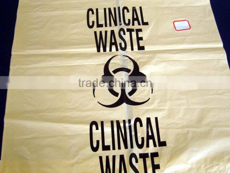 Recycle plastic garbage bags for medical