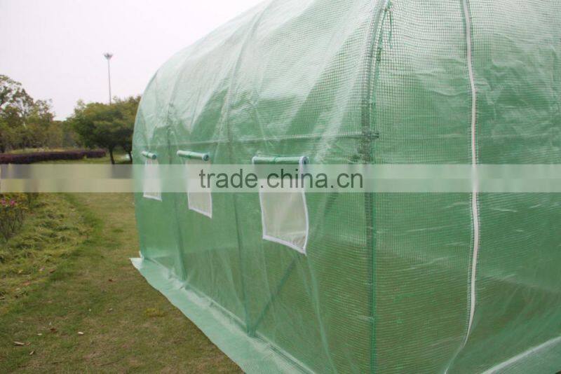 3x2x2M Polytunnel Greenhouse Fully Galvanized Steel Frame Garden Greenhouse