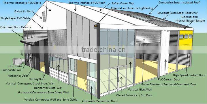 factory direct sale aluminum frame industrial frame workshop business warehouse tent