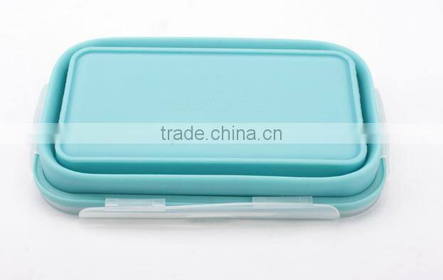 Multiple Size Selection Eco-friendly Plastic Lunch Box With Lock