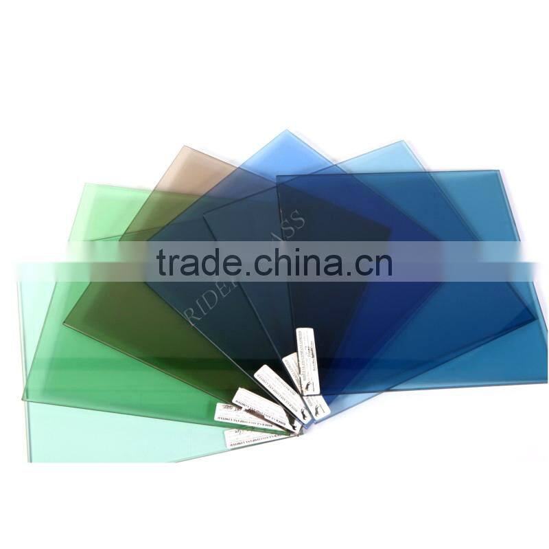 6mm bronze cheap price tinted float glass