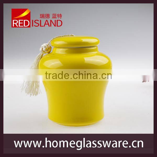 colorful ceramic Tea Canister Container Storage Jar