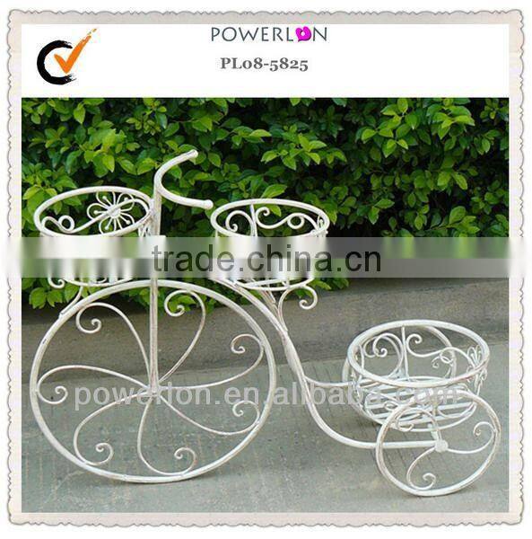 Bicycle design flower pot stand