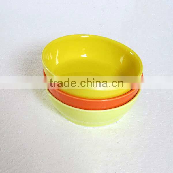 China suppliers custom Wholesale color glazed ceramic dinnerware set