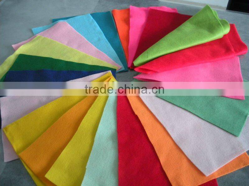 pressed and needle punch wool felt