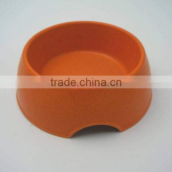 The customize Biodegradable Natrual Bamboo Fiber Pet Bowl