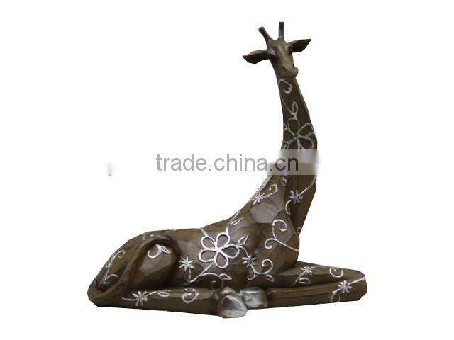 for table deco resin garden figurine decorative giraffe