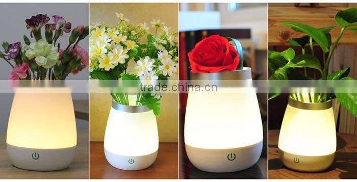 LED Table Vase Lamp with Built-in Lithium Battery