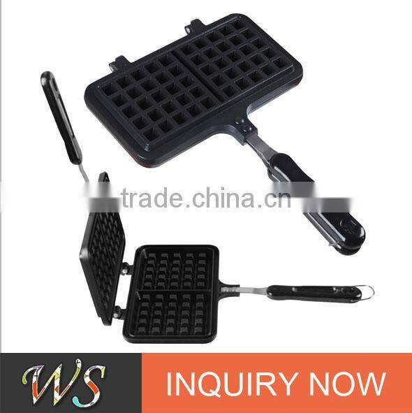 Kitchen Craft Non Stick Waffle Maker Stove Griddle Iron