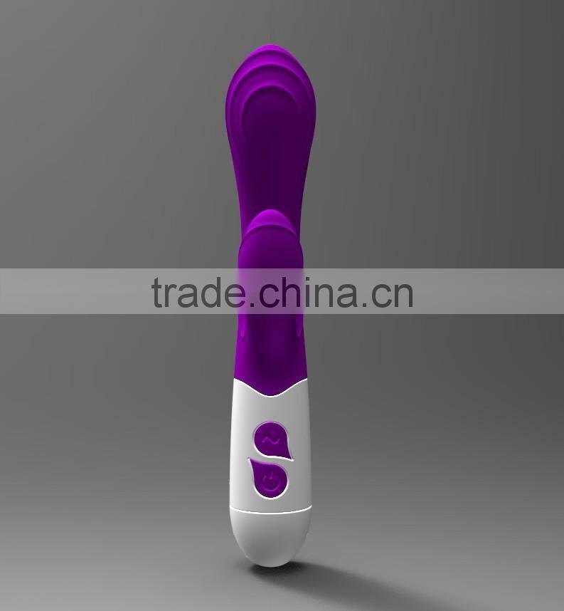Silicone vibrating rod sex toy