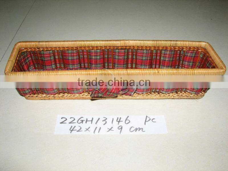 wricker basket for pet bed