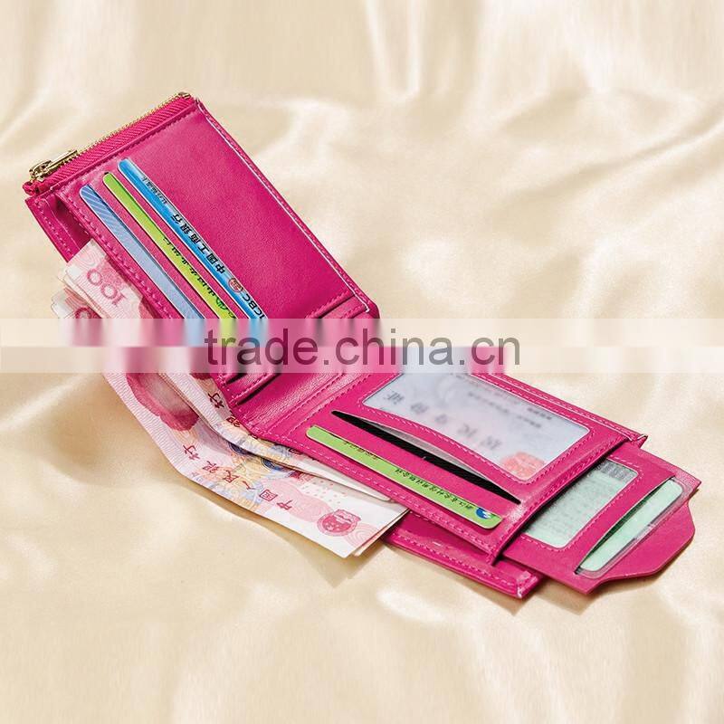 Commercial Custom Business Personalized Unisex Wholesale Genuine Leather RFID Blocking Card Holder Wallet