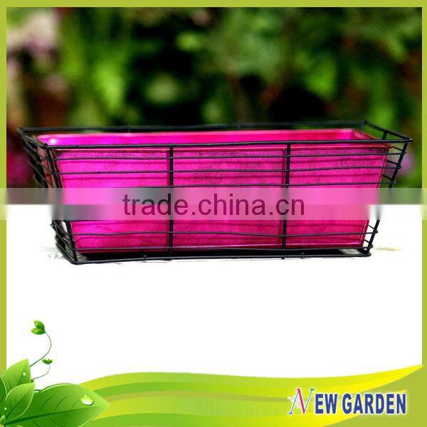 Wholesale Stylish Made In China Metal Decorative Baskets For Wedding