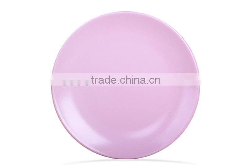 Pink Color Stoneware dinner plate