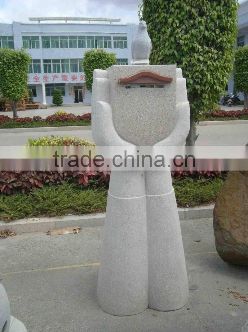 outdoor garden decoration stone carving marble abstract granite sculpture
